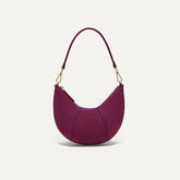 The Mini Crescent Bag - Beet
