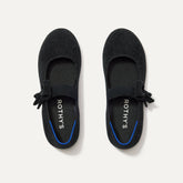 The Kids ReVelvet™ Tux Bow Mary Jane - ReVelvet™ Black