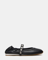 ANAYA BLACK LEATHER STUDS