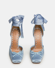 LARINA BLUE SATIN