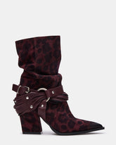 LAUPER RED LEOPARD