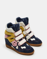 MAVIS NAVY SUEDE
