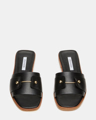 HASTEN BLACK LEATHER