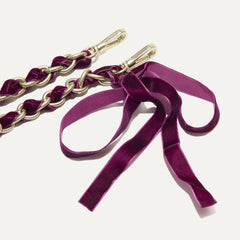 The Shoulder Strap - Velvet Plum Chain