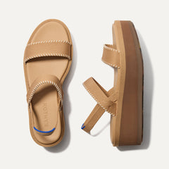 The Lightweight Wedge Sandal - Wren Whipstitch