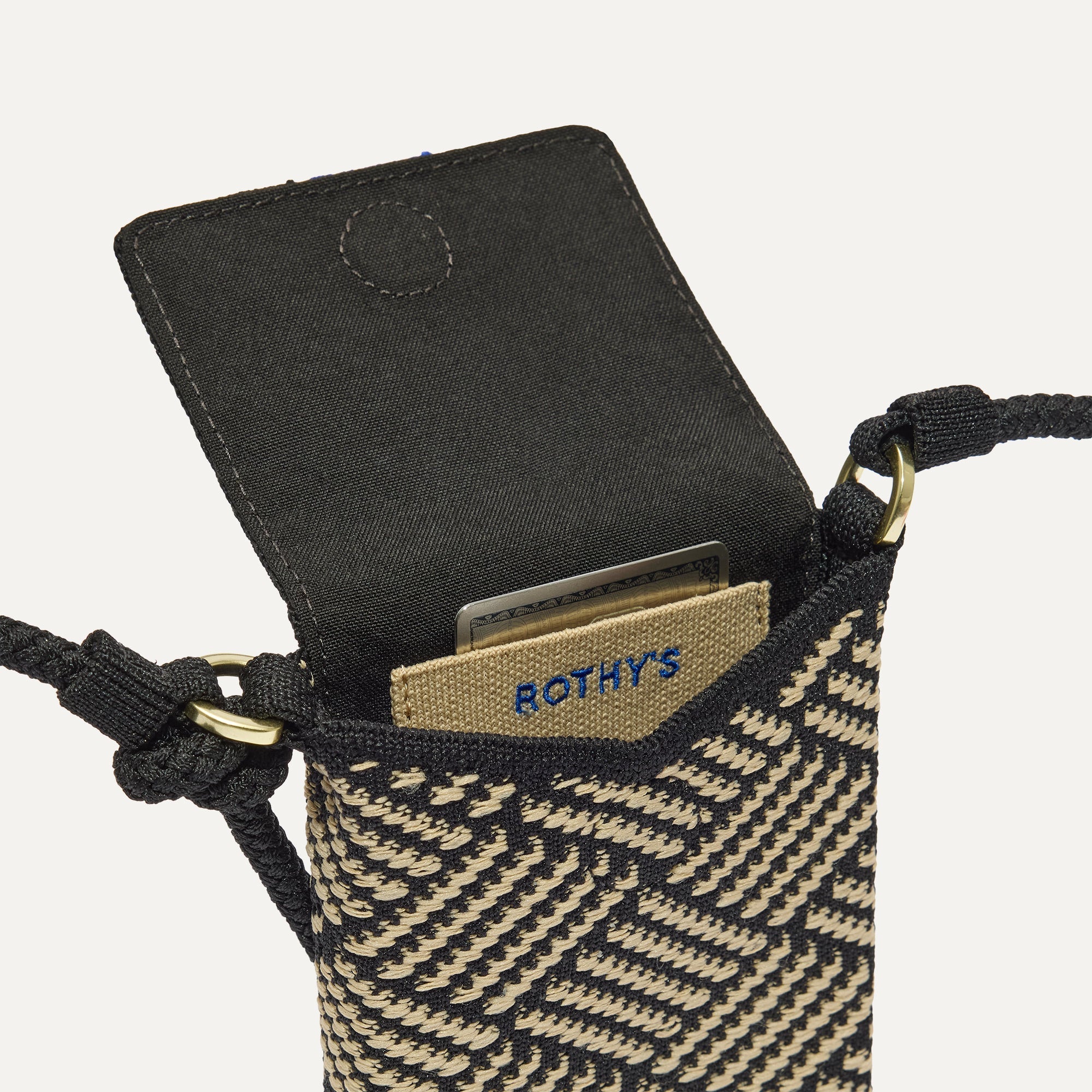 The Phone Crossbody - Polar Zig Zag