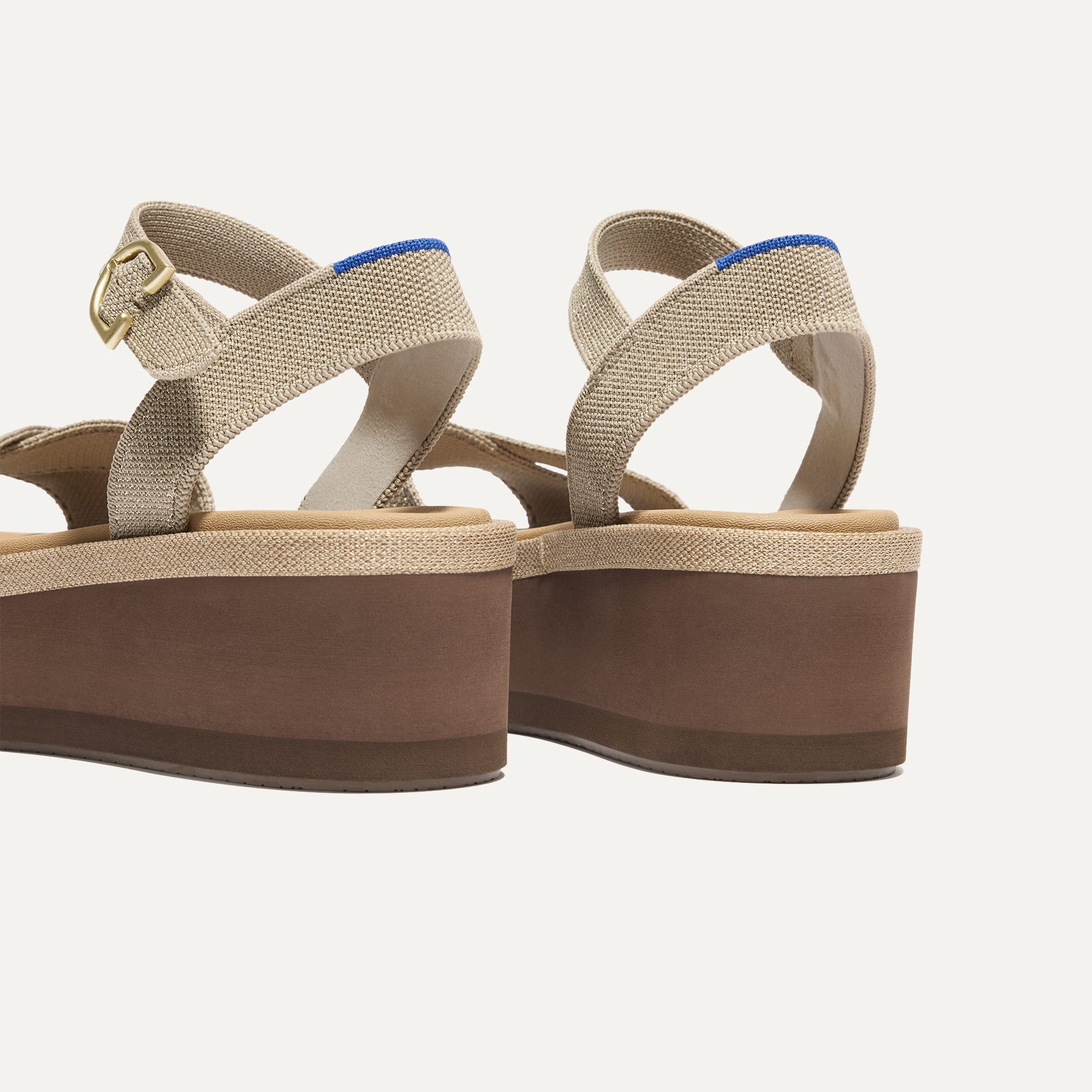 The Criss–Cross Lightweight Wedge Sandal - Aurora