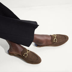 The ReVelvet™ Cozy Bit Loafer Mule - ReVelvet™ Bistro