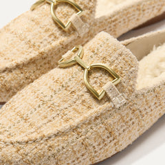 The Cozy Bit Loafer Mule - Moonlit Tweed