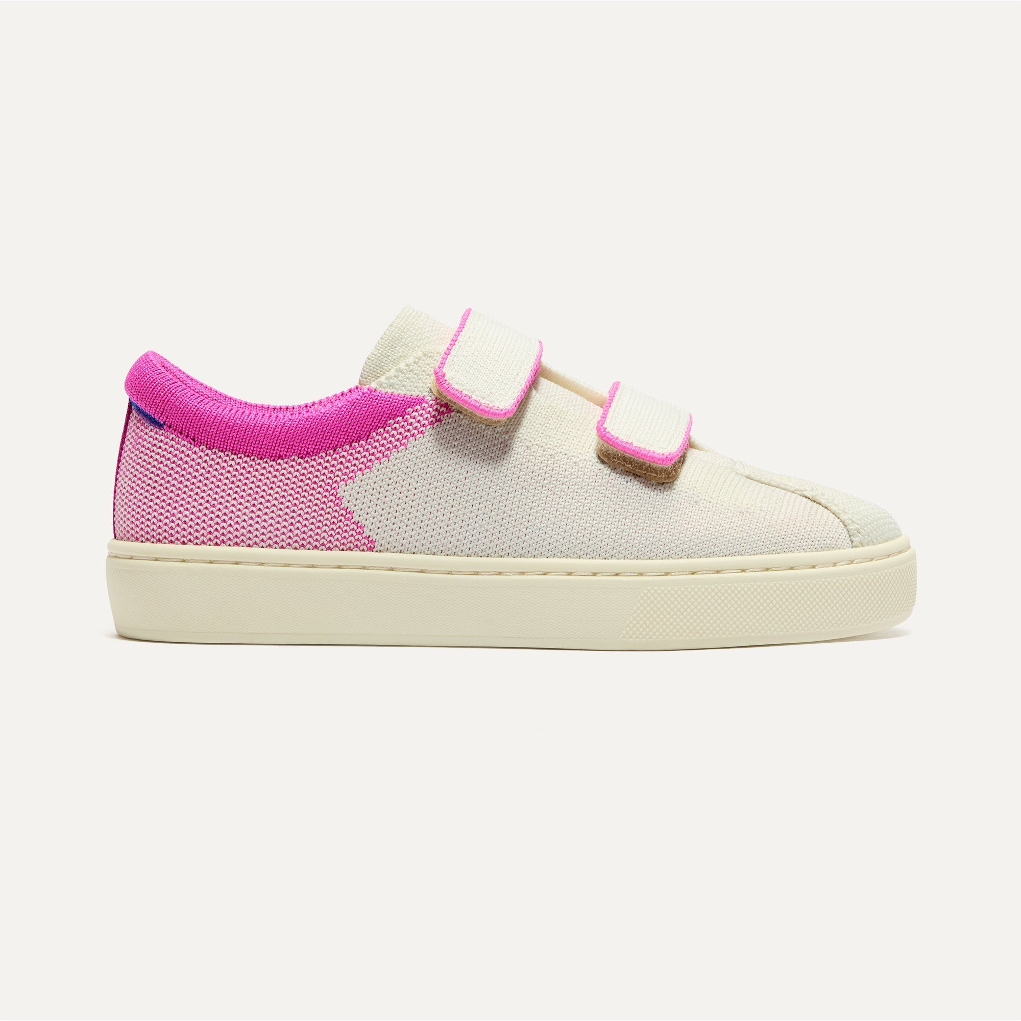 The Kids Strap Sneaker - Pink Taffy