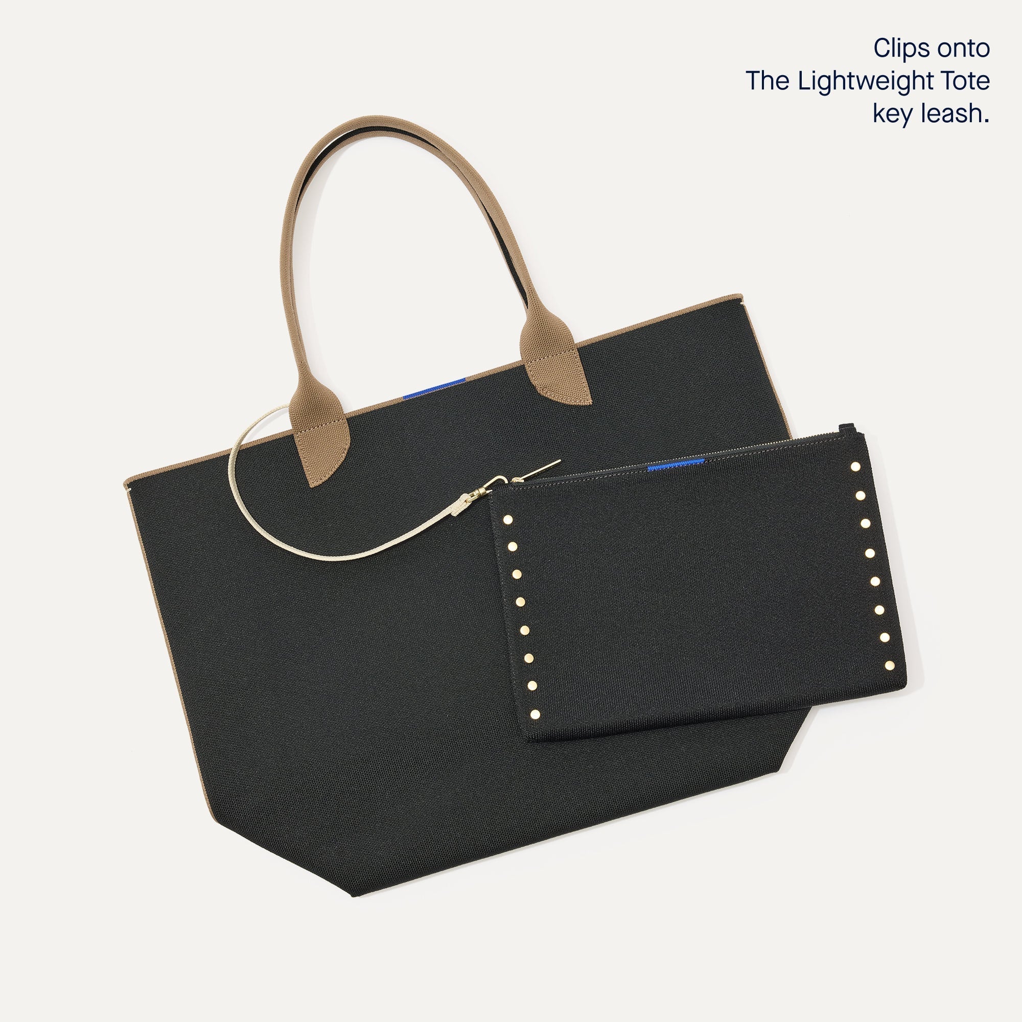 The Convertible Clutch - Studded Black