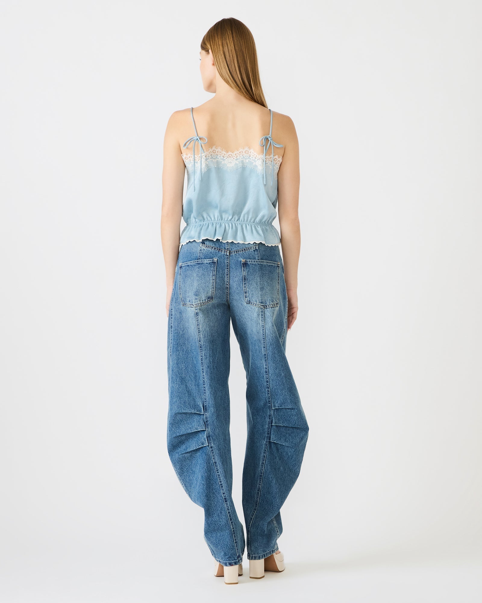 ROAN TOP DUSTY BLUE