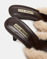ALEXI FAUX FUR TAN