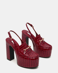QUINN RED CROCODILE
