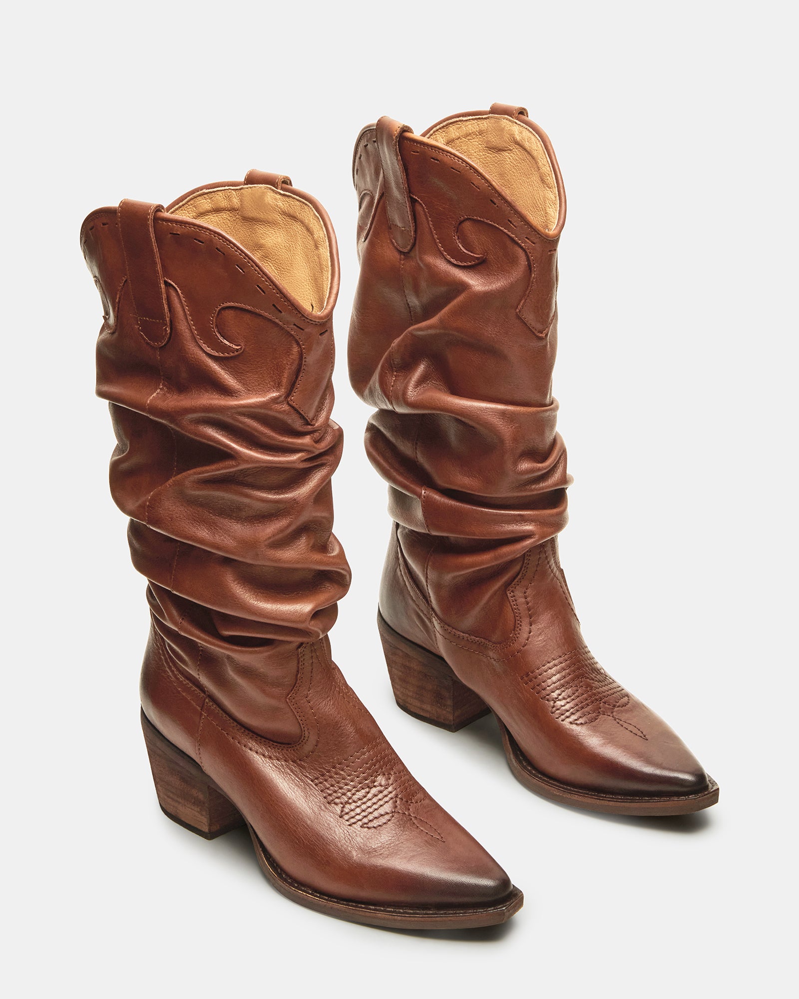 STAGE COGNAC LEATHER