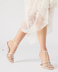 TILDAH WHITE LEATHER